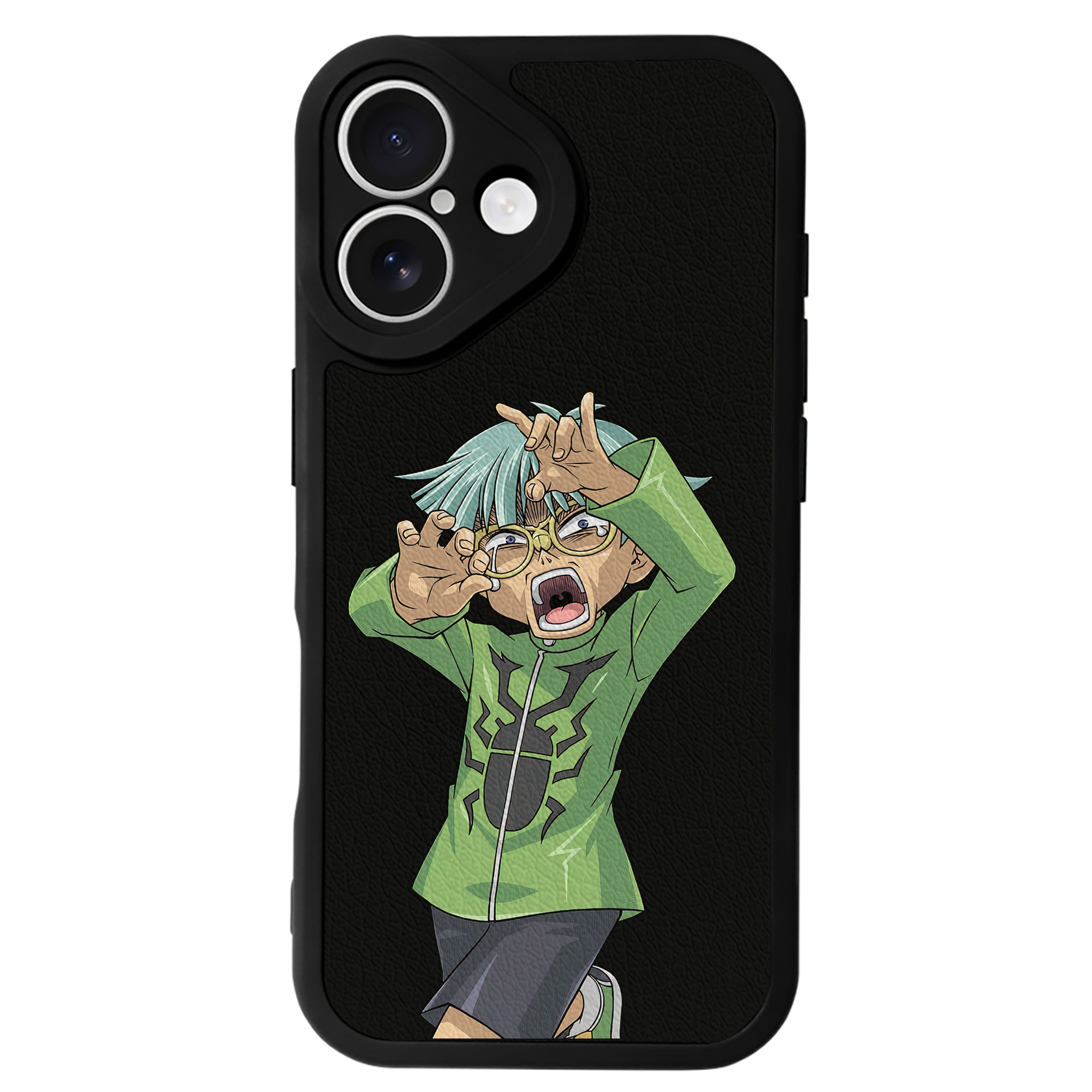 遊☆戯☆王 Yu-Gi-Oh! 【iPhone 16シリーズ対応】シリコンスマホケース（レザー調） 材質：シリコン